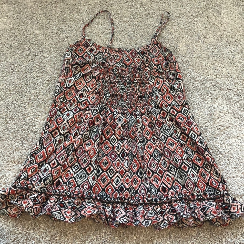 🌺 Apt 9 Women’s Size M Tank Top Red/Black/White - Picture 7 of 8